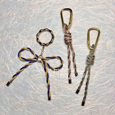 洒落水引バッグチャーム